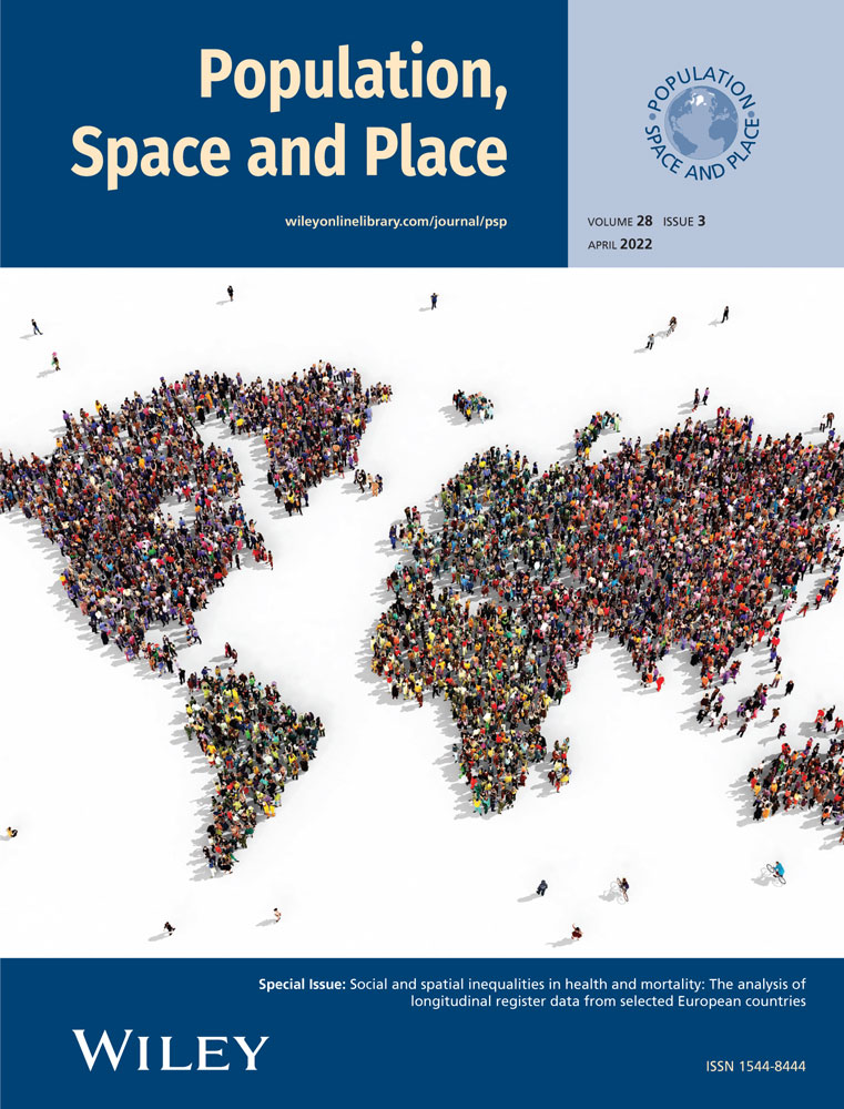 image de la couverture de la revue Population Space and Place